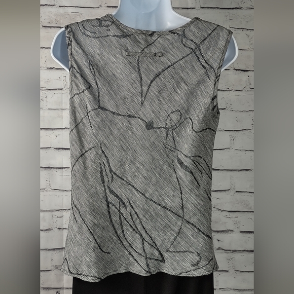 I C Collection by Connie K Tweed Linen Lagenlook Vest/Tank - Picture 6 of 8